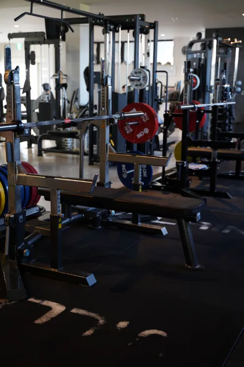 ベンチプレスエリア